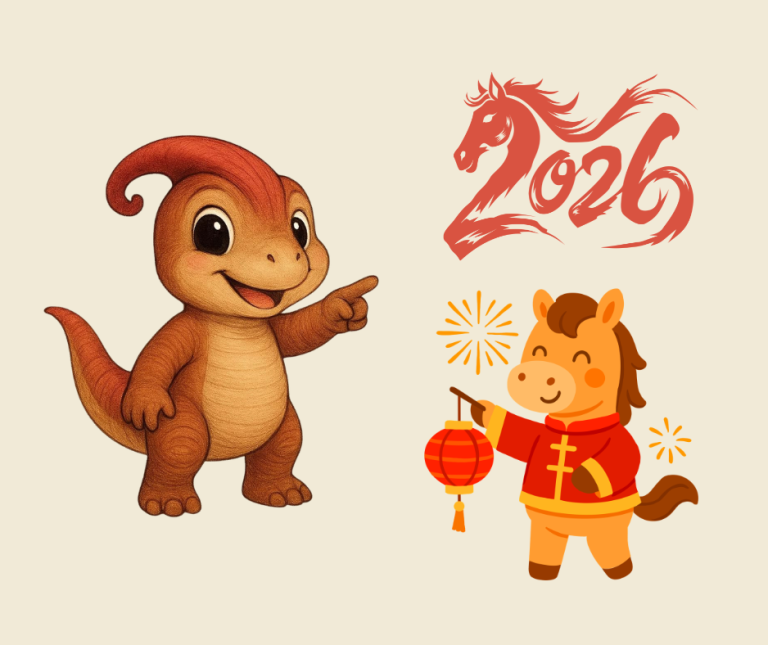 Dino Kammli fertig fur die Reise