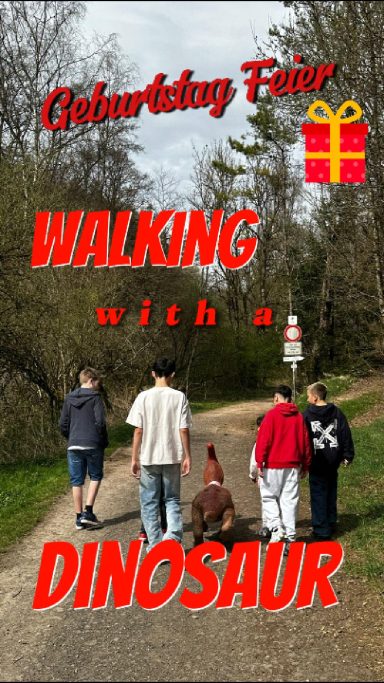 Walking with a dinosaur