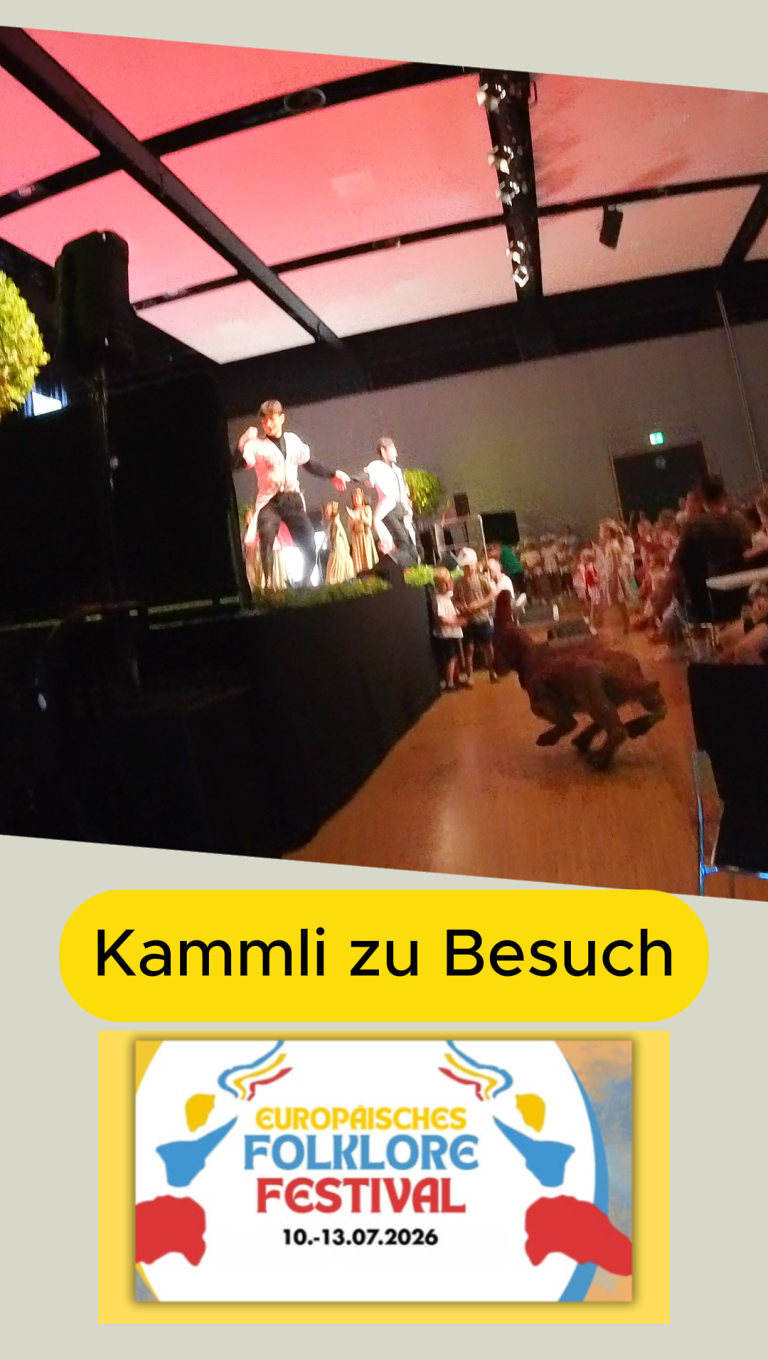 Kammli beim Europäischen Folklore Festival 