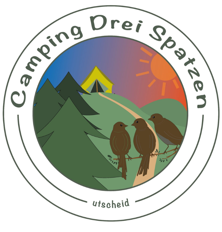 Logo Camping Drei Spatzen Logo Camping Drei Spatzen
